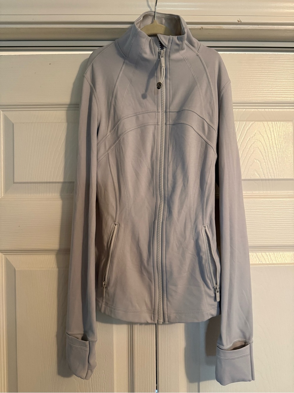 Lululemon Define Full Zip Jacket - Size 0 - Light Gray